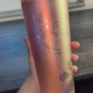 Starbucks 2022 Rose Gold Siren Mermaid Tumbler